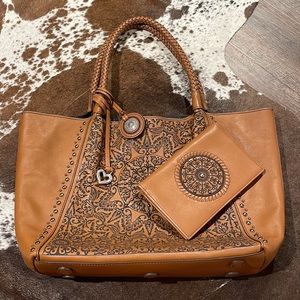 Brighton Ferrara Nova purse and wallet matching set